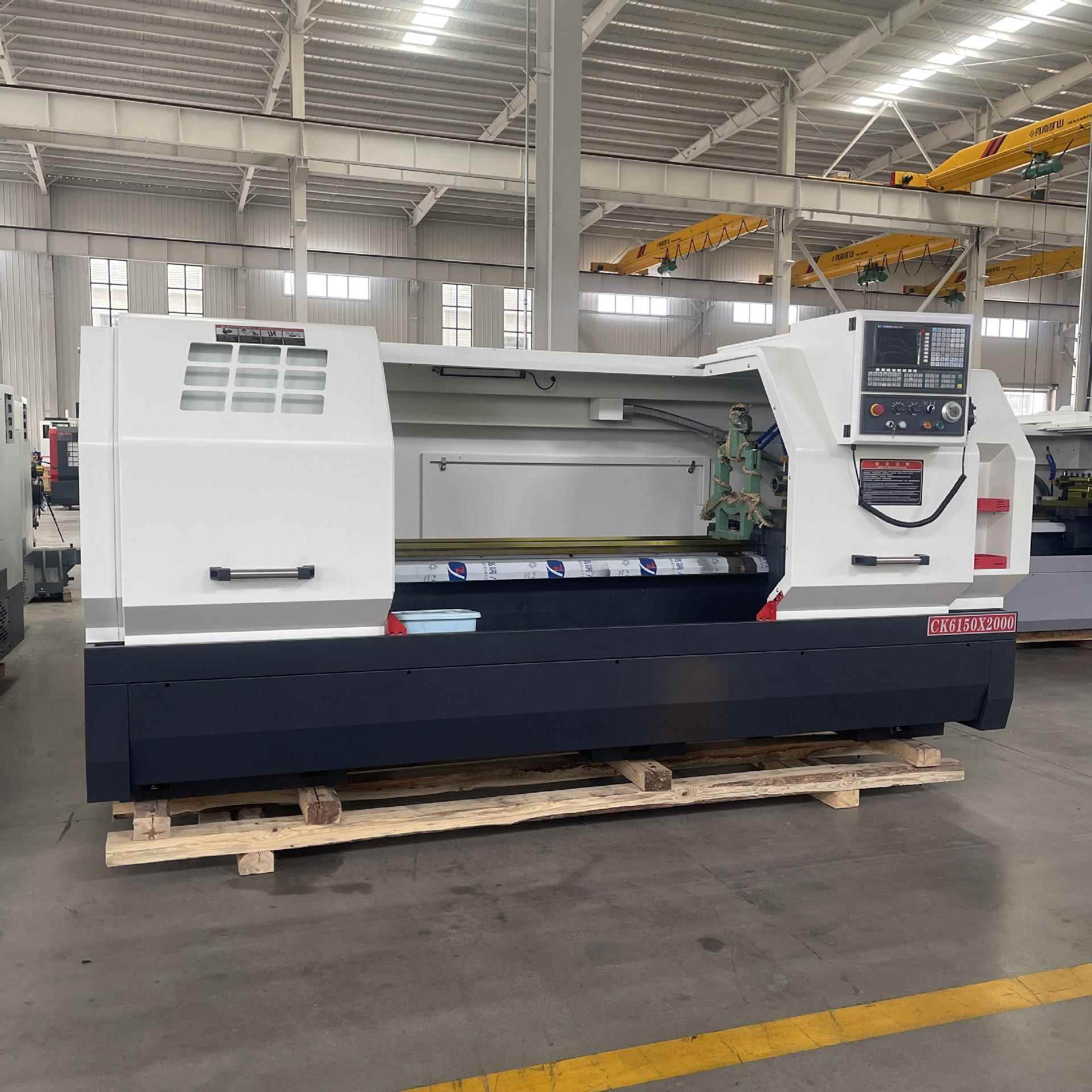 两米数控车床CK6150x2000云机机型手动三档数车整体美观稳定