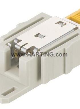 Hartig哈09454001560RJ45快速网672线插头D-丁32339重n载连接器