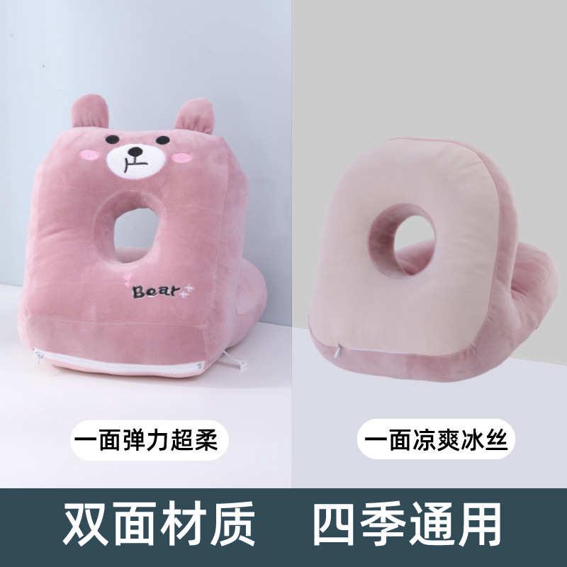办公室枕睡觉午休丝枕夏季  趴睡冰头枕靠枕枕脖子午睡抱学生