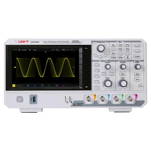 优利德高精度四通道2G采样率UPO1204X/UPO1104X数字荧光示波器