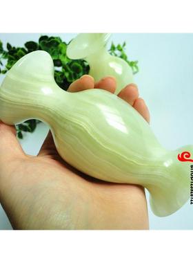 正品天然阿富汗玉花花瓶摆设柜 玉石玉器瓶装饰客厅酒工玄关艺品