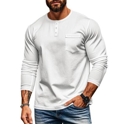 Men's long sleeved breathable pullover, long sleeved base