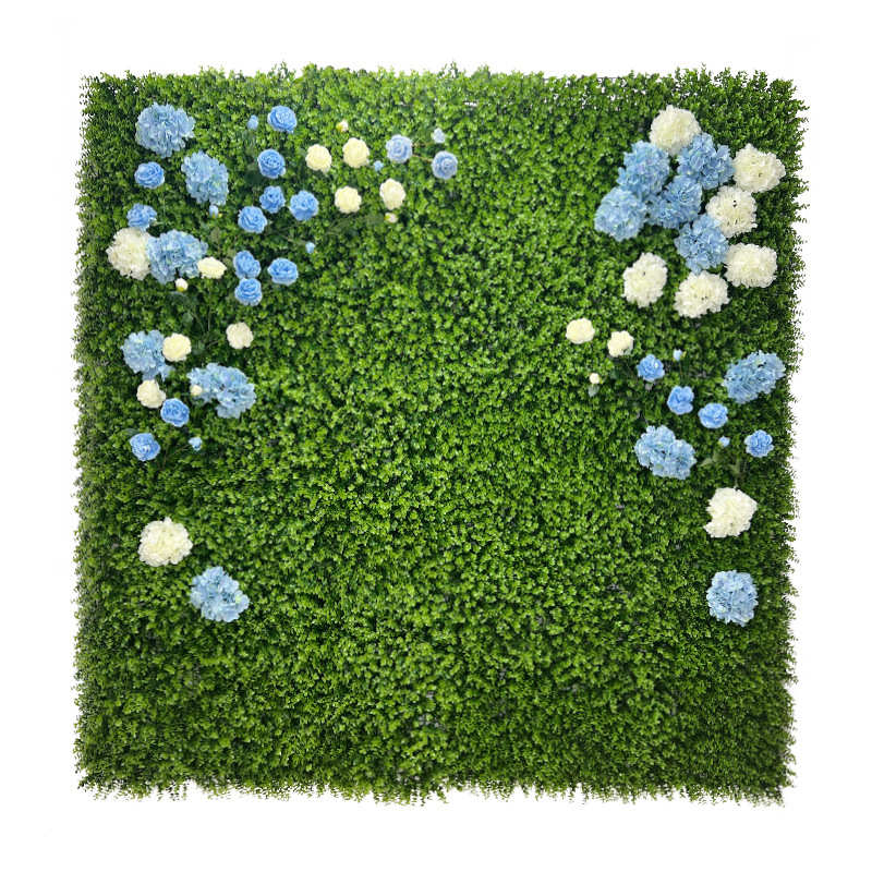 仿真植物墙塑料绿植墙面草坪花墙背景墙门头店面室内壁挂阳台装饰