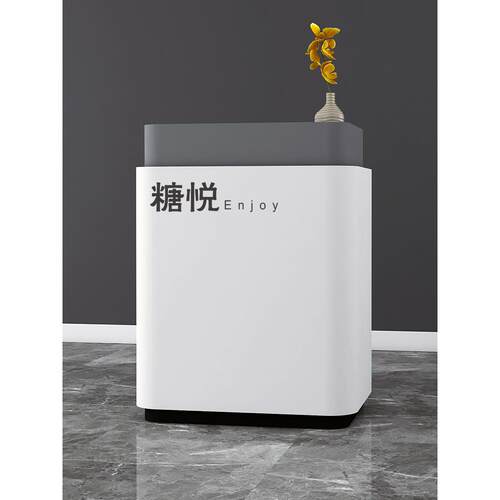餐饮小型创意美容院吧台服装店收银台柜台艺术舞蹈室前台接待台桌