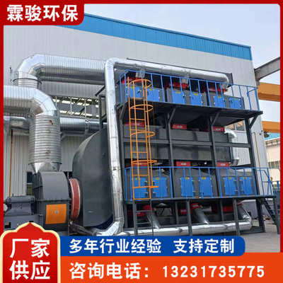催化燃烧废气处理设备 工业喷漆房除味净化器 活性炭吸附脱附定制