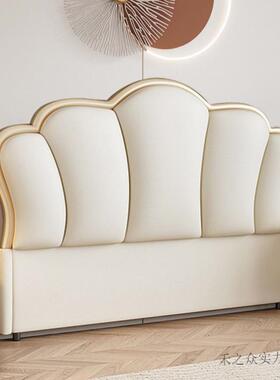 2024新床款头软包靠背简约代落地超薄实木单床头现板买nCzQy4ch公