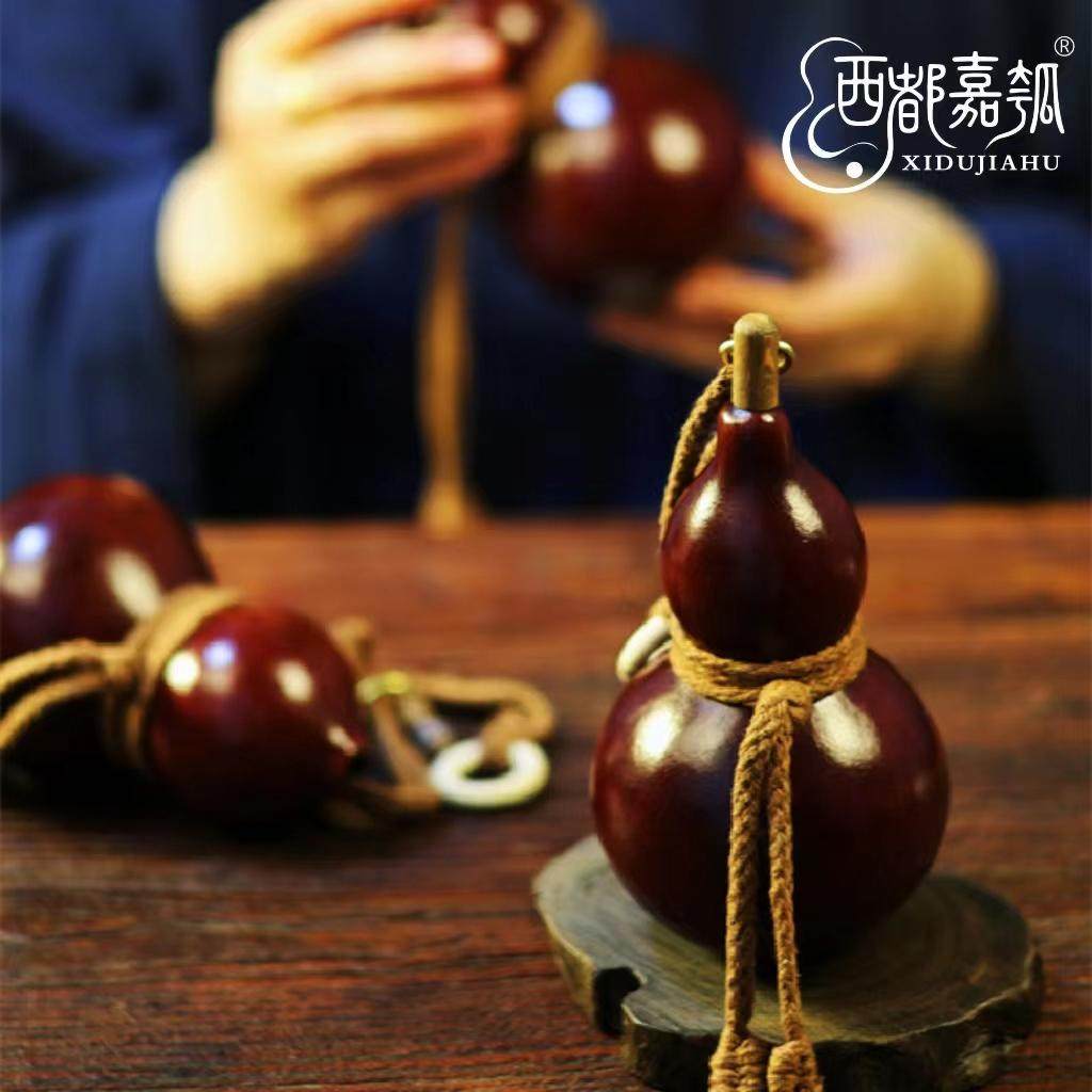古代酒葫芦小号传统大漆非遗工艺装酒水茶具摆件礼品文玩西都嘉瓠,特色手工艺,葫芦,淘宝优惠券,粉丝福利购,淘宝优惠卷