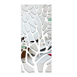 ebay热销3d立体镜面墙贴玄关卧室背景墙几何拼接装 饰镜面墙贴