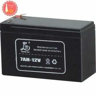 雄2NED狮蓄池电12V7AH铅酸免维护7AH-1VUPS电源消电防梯机房专用