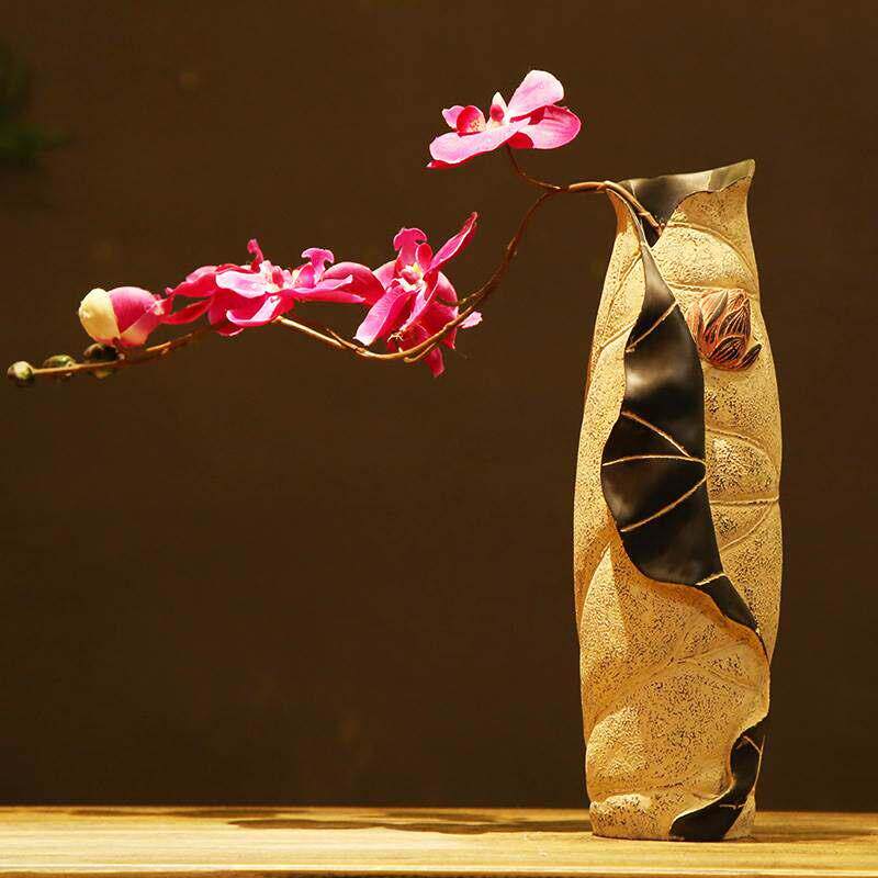 采购产品干花花瓶,新中国风家居装饰,覆古工艺品,时尚客厅装饰