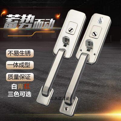 包邮适用罗普斯金铝合金大门锁防盗拉把手老式按压双对开