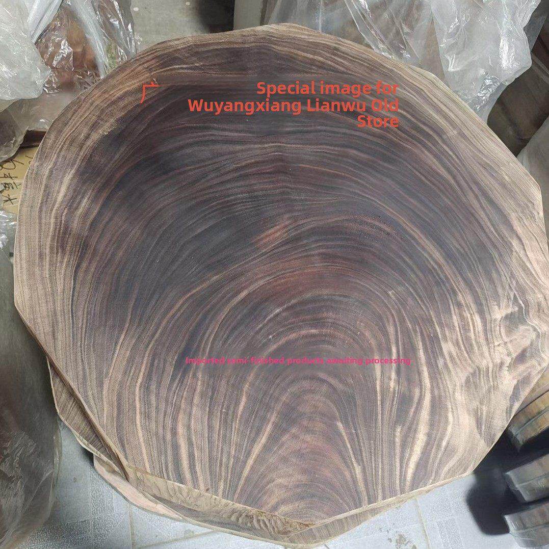 正宗进口越南枧木蚬木砚木圆菜板铁木砧板广西龙州实木整木砍剁板