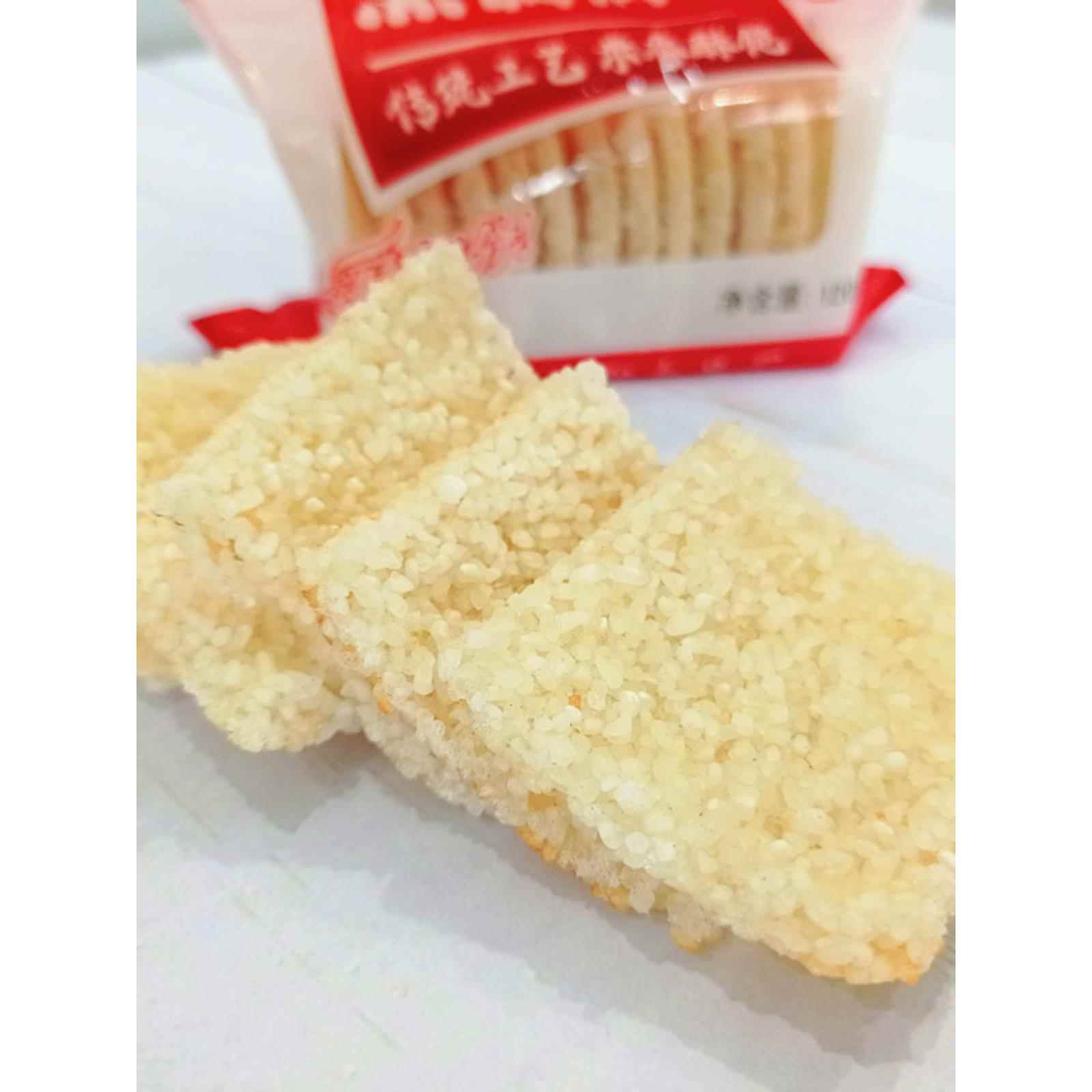 正宗大锅巴陕西特产手工锅巴120克古法大米锅巴肉片餐厅宴席食材