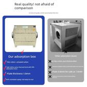 pp活性炭吸附箱工业废气处理设备二级干式 过滤器处理除异味漆雾