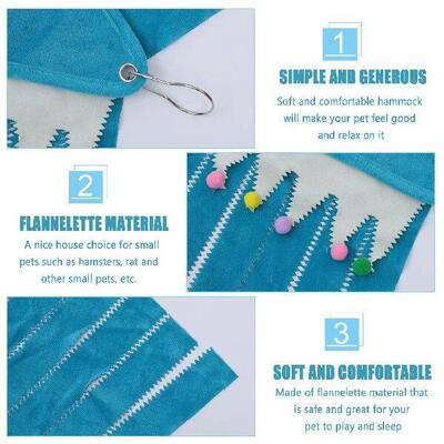 Pet Hammock Hut Triangle Hideaway Hamster Nest Chinchilla