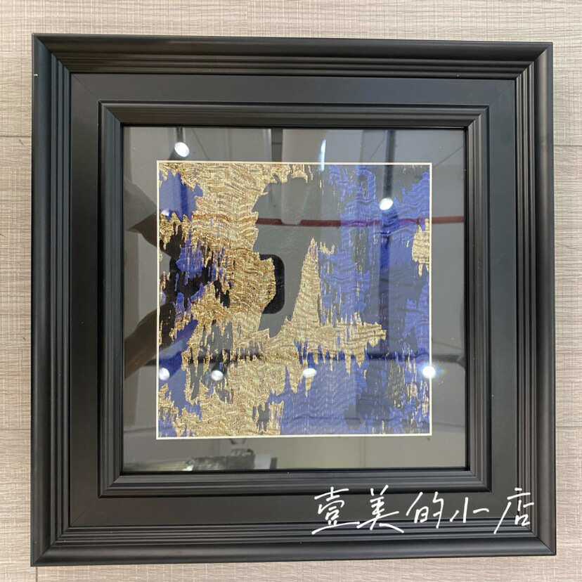 现代木框小画装饰画简约高档玄关柜挂画书房书桌摆设挂画