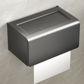 卫生间纸巾盒卫生纸厕纸卷纸抽纸置物架免打孔太空铝防水壁挂新品