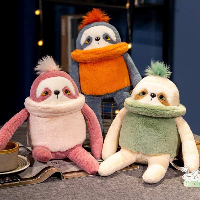 树懒缤果毛绒玩具公仔软萌可爱抱枕店铺家居陪伴玩偶摆件活动礼物