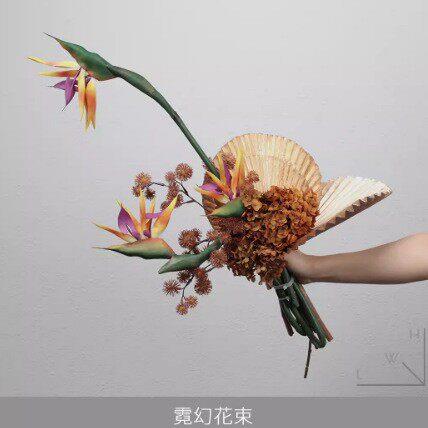 级逼真客厅茶几仿真假花束餐厅吧台人造花绿植套装前台酒店民宿