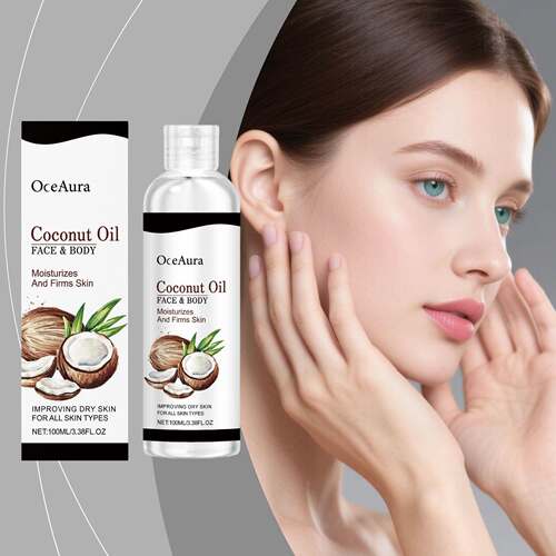 OCEAURA Coconut Moisturizing Oil - Pure Coconut Fragrance Ge