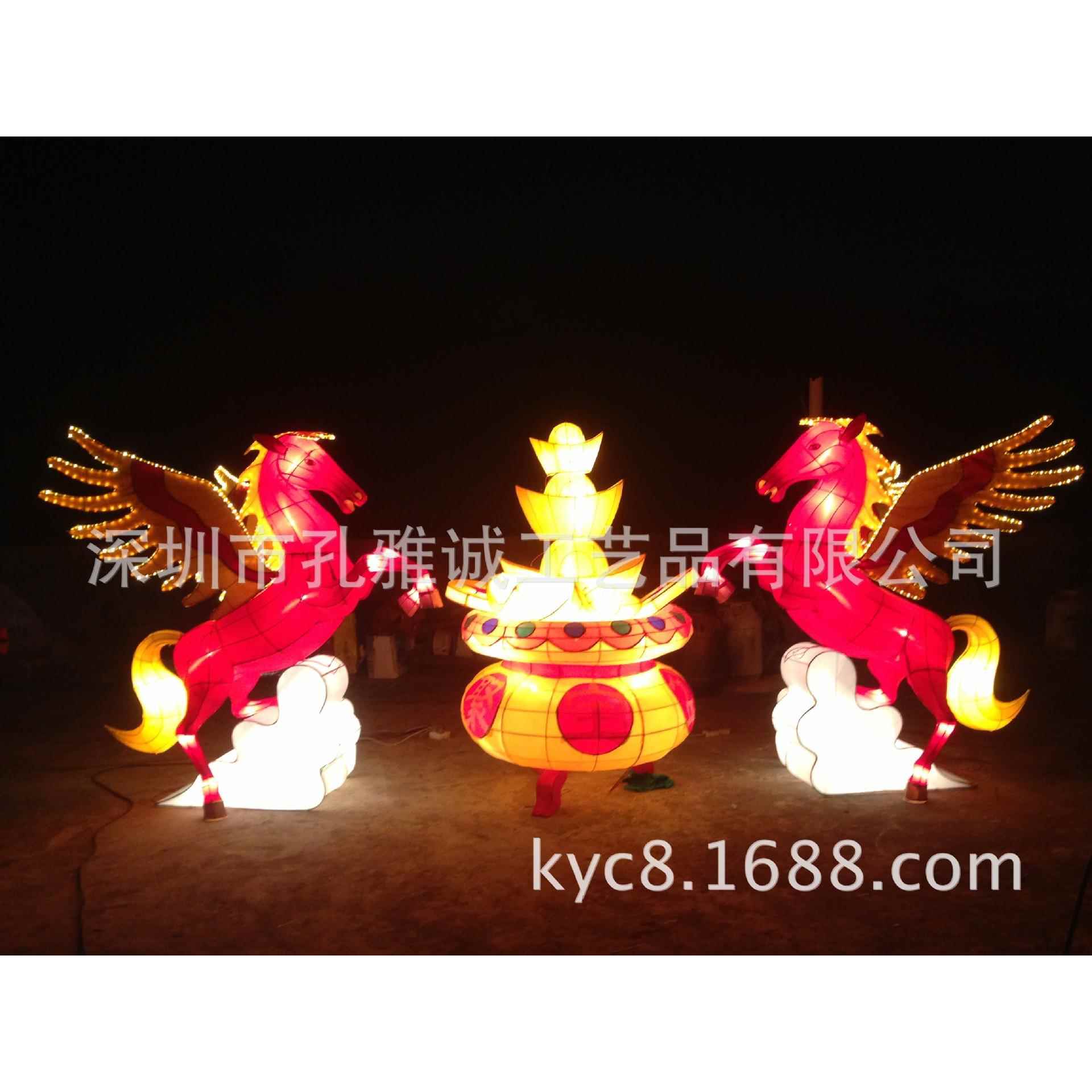 马年花灯春节元宵大型花灯十二生肖灯座大型商场广场春节装饰