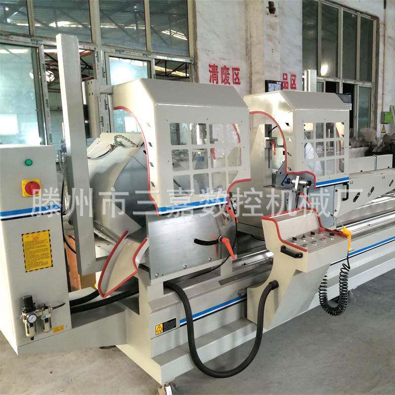 铝材600型锯片双头精密切割机门窗幕墙设备工业铜铝型材切割锯