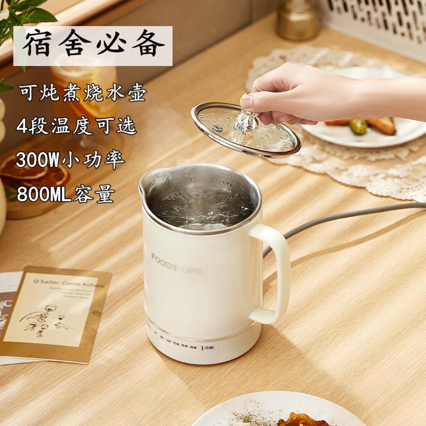 大学生宿舍好物小功率烧水壶小型电热水壶学生寝室煮面煮粥烧水杯