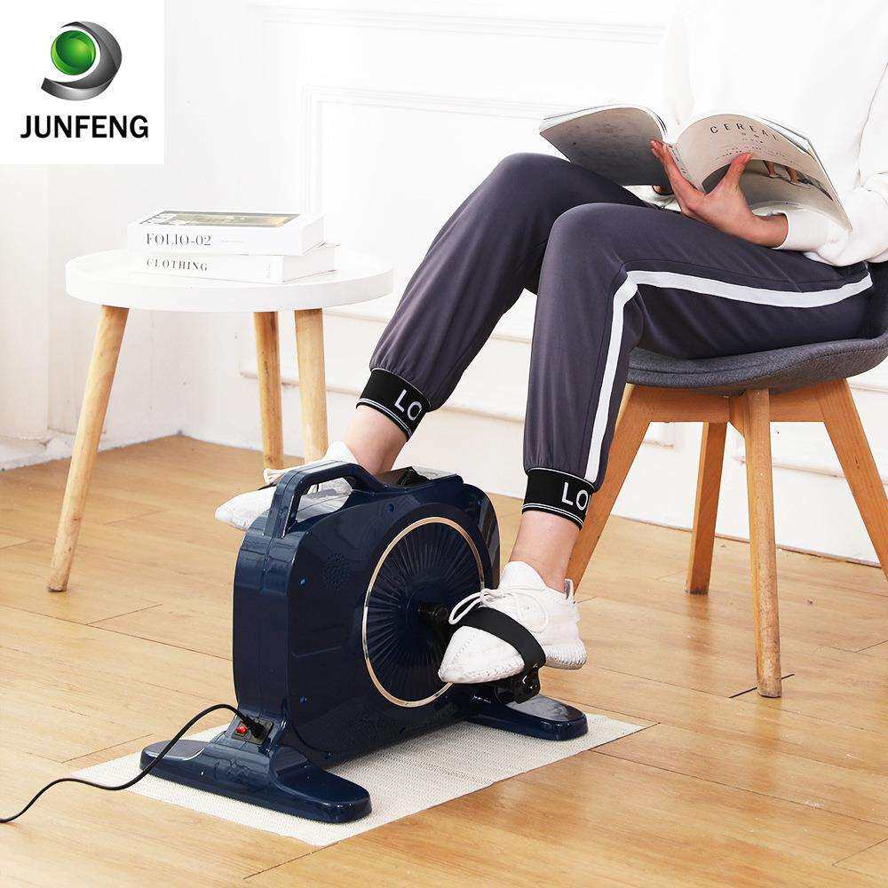 俊峰多功能磁控踏步机 老年电动康复机 家用迷你健身车腿部训练器