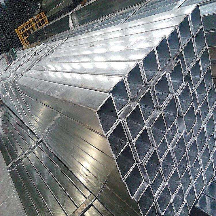 热镀锌方管q235b建筑工程用镀锌钢管 大口径镀锌方管厚壁方管