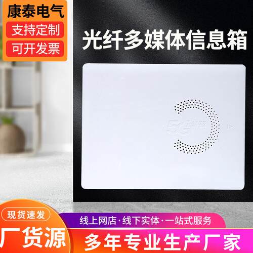 家庭暗装配电箱壁挂弱电箱弱电箱配件插座集线盒家用小号交换机