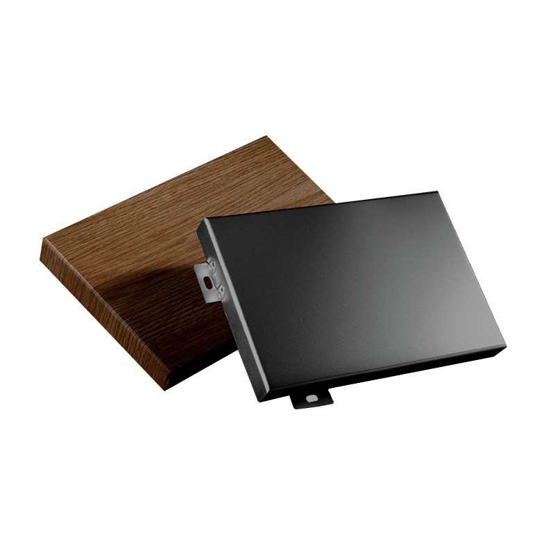 冲仿木装饰外墙铝单板铝室内镂空单板门头孔门头佛山纹幕墙厂家