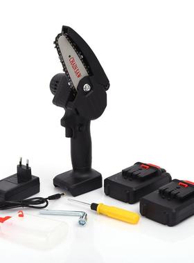 直452供小充电式修枝锯无绳迷电链锯锯手型动你电锯园林伐木套装