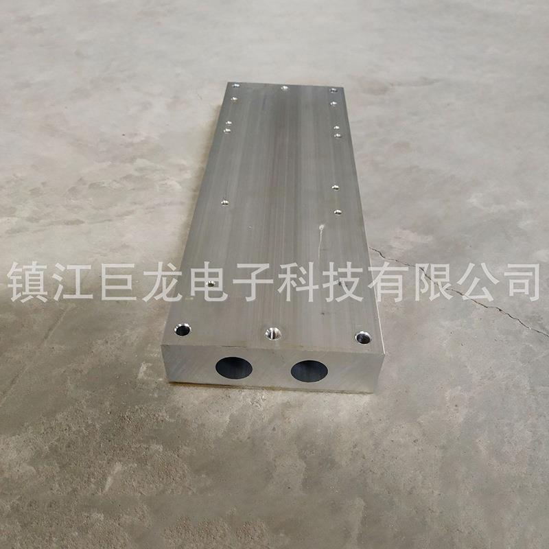 水冷板散热器120*25*450mm散热板带水槽铝板散热器电子水冷散热片