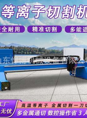 等离子切割龙数门机控切割机6m*2.5m金属管材下料切割机火焰等离
