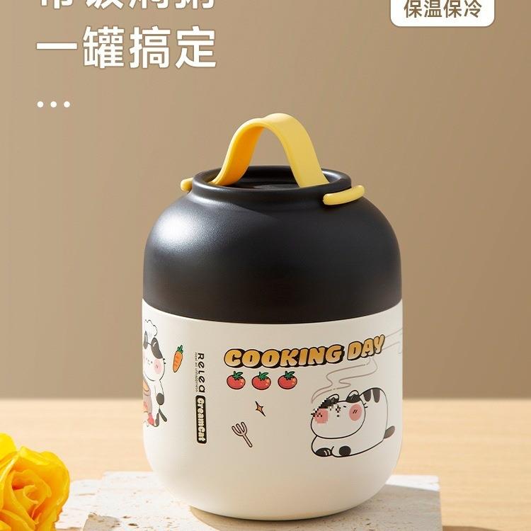 保温饭盒焖烧杯上班族女带饭不锈钢餐盒便当盒超长保温提桶成人无