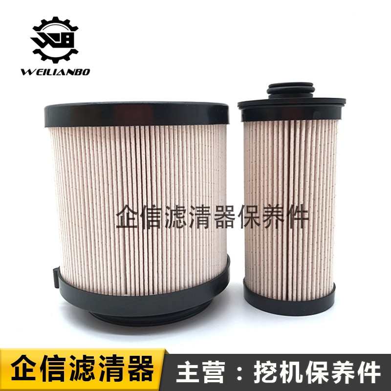 三一挖掘机SY195C 215C 200三菱机油滤芯柴油油水分离器保养配件