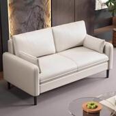 科布沙发客见详情厅新款 简约现代单人技豆腐休息区接待块人小户型