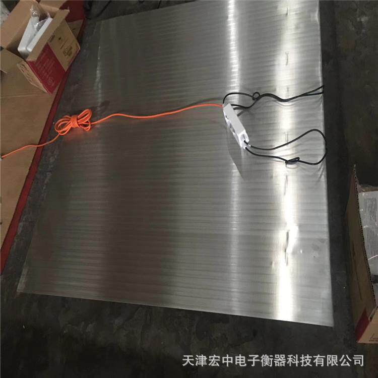 SCS-2吨不锈钢电子平台秤+电子地磅1吨吨1.2*1.2米地泵秤