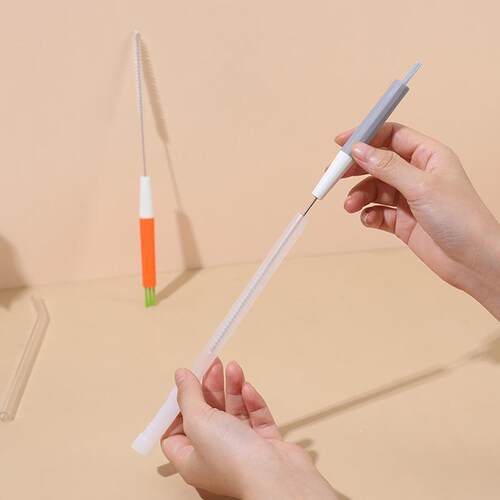 Multifunctional Straw Brush for Baby Pacifiers and Bottles,