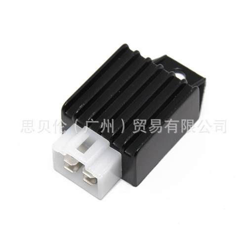 ATV卡丁踏板越野摩托车配件4针12V半波调压整流器GY6 50 70 125CC