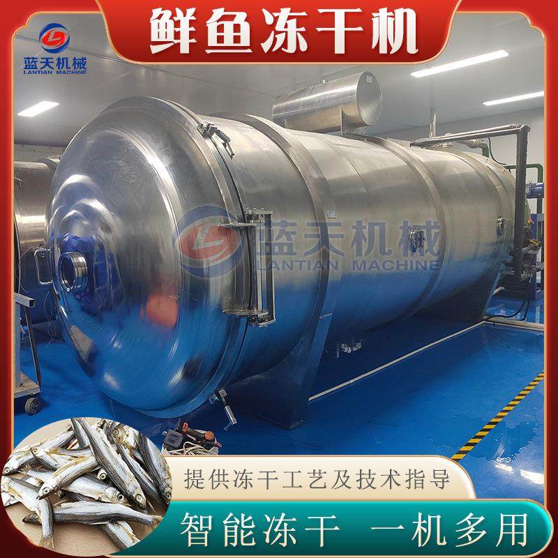 鲜鱼冻干机 真空海鲜小鱼鱼干冻干生产线 大型海鲜肉制品冻干设备