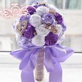 永恒使D73婚庆品用仿天真花新娘手捧WIW花束3实价