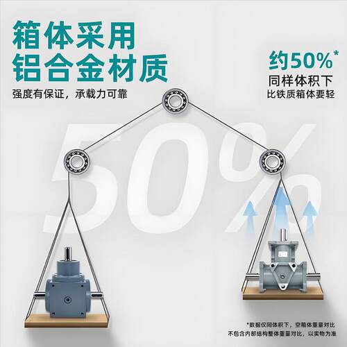 ARA1-1:1-1L42ARA系列转向速器换R向器90度减速机AA2-2:-R减器调