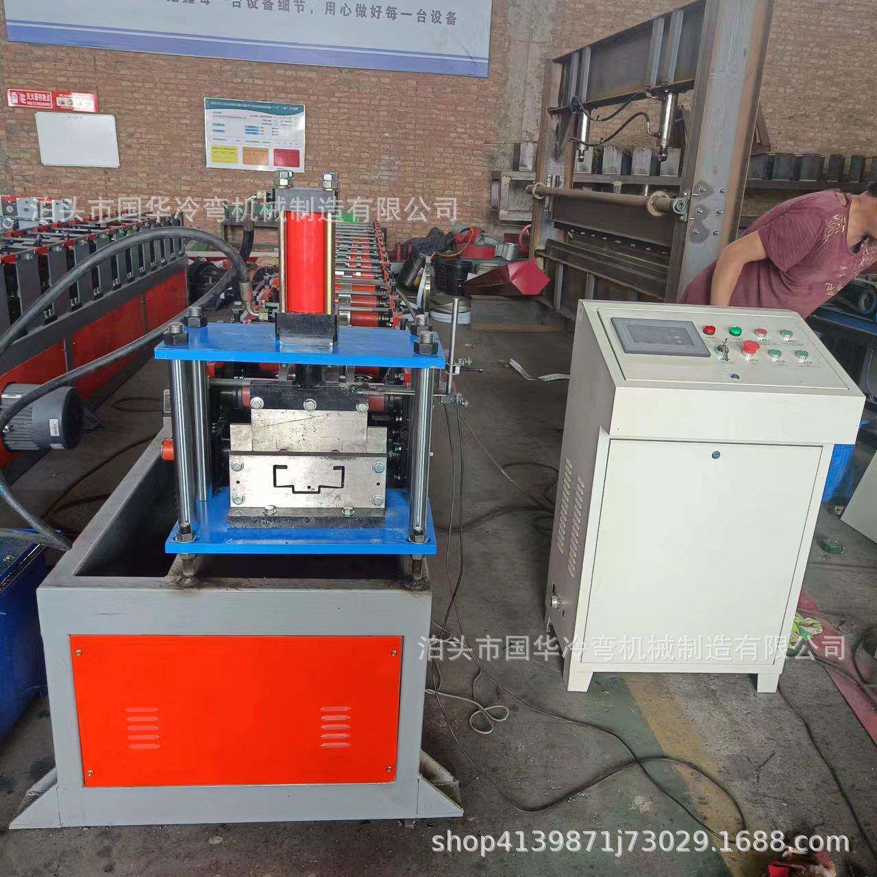 金属门框机设备防火门框全自动成型机国华龙骨机