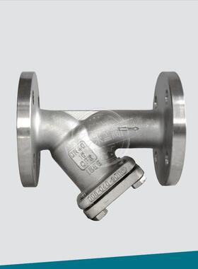 Y型法兰过器GLY41W-100P化工部标准PN—100公斤2BVR0目4滤00目不