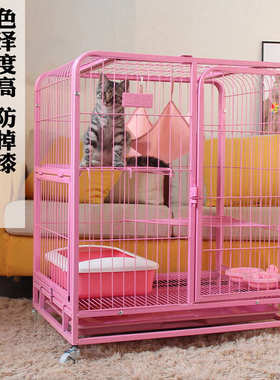 别墅宠物舍直供笼子方猫猫猫笼子猫咪窝管厂家猫窝猫笼