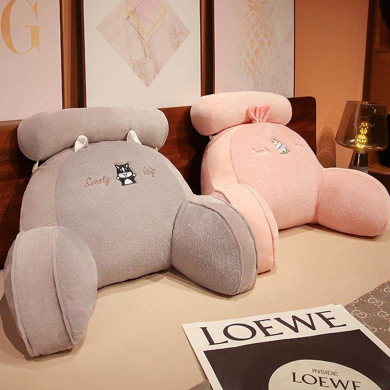 床头软包护腰靠垫大靠背沙发腰枕床上脚垫办公室座椅靠枕垫可拆洗,居家布艺,腰靠垫,淘宝优惠券,粉丝福利购,淘宝优惠卷