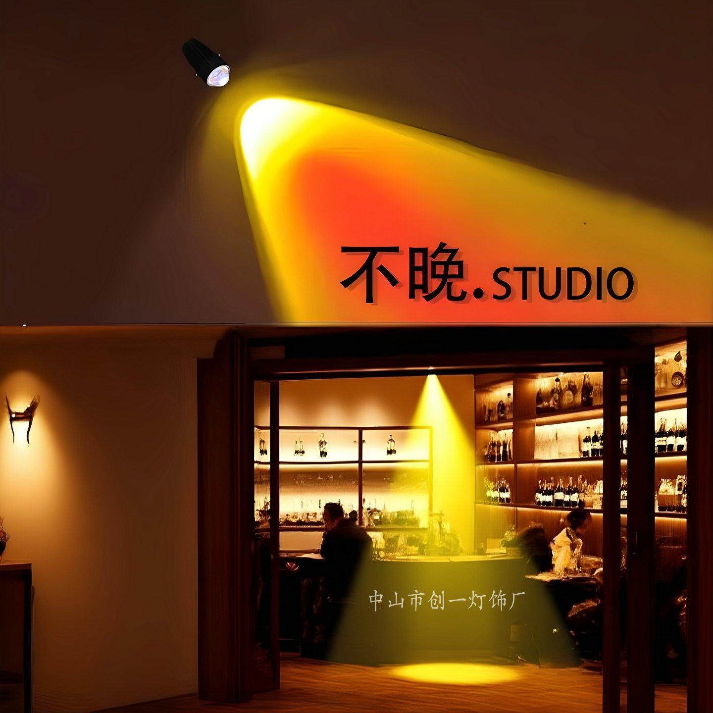 高亮室外门头招牌射灯小山丘日落灯户外防水壁灯外墙气氛灯洗墙灯,家装灯饰光源,壁灯,淘宝优惠券,粉丝福利购,淘宝优惠卷