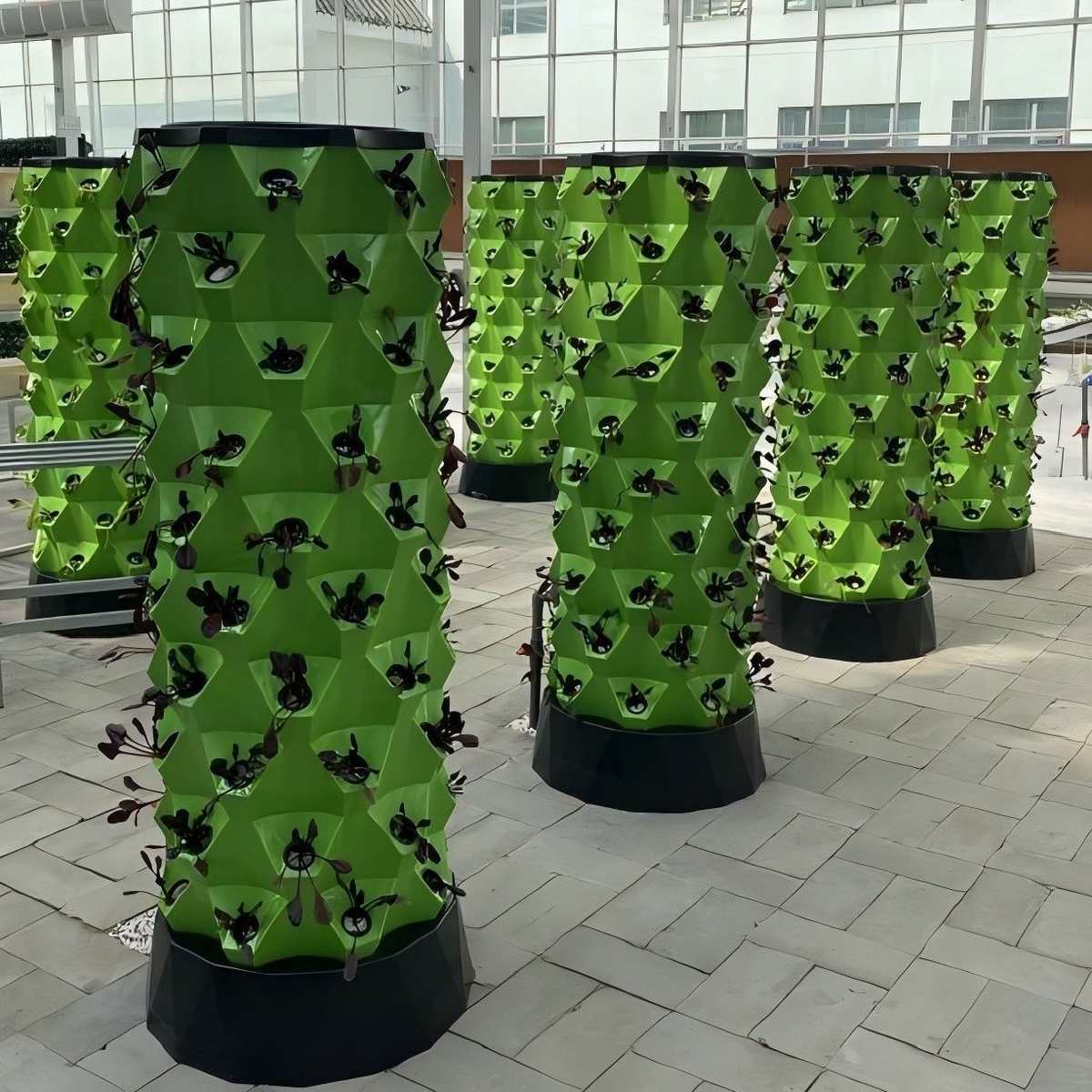 水培菠萝塔立体种植系统 塑料NFT水培塔 家庭阳台无土栽培设备