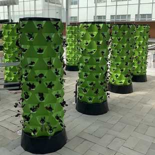 水培菠萝塔立体种植系统 家庭阳台无土栽培设备 塑料NFT水培塔